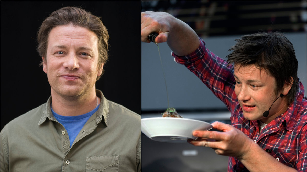 Stjärnkocken Jamie Oliver har förnyat sina löften med hustrun Jool